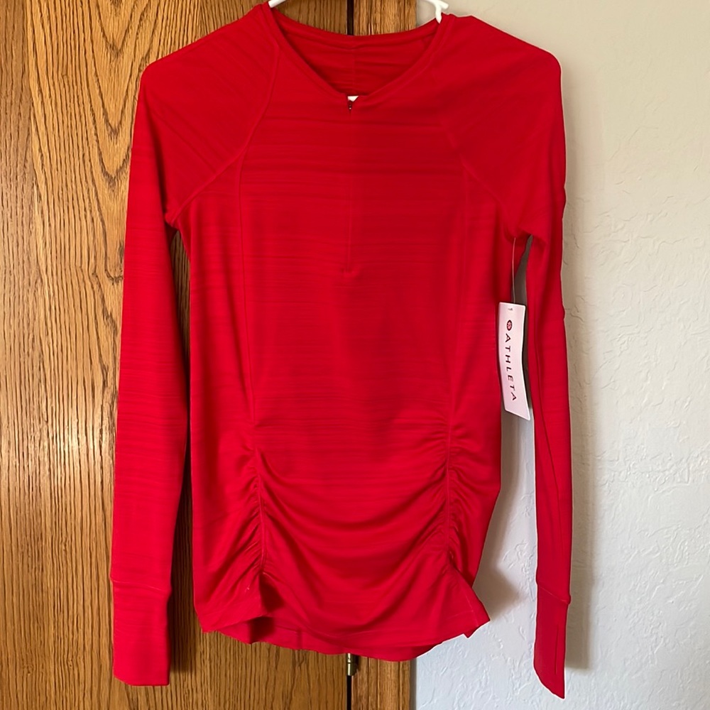 Athleta Pacifica Contoured long sleeve swim shirt coverup